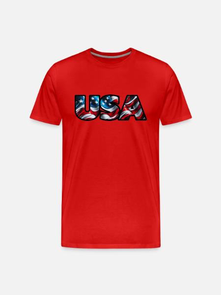 My Design - Männer Premium Bio T-Shirt - Rot