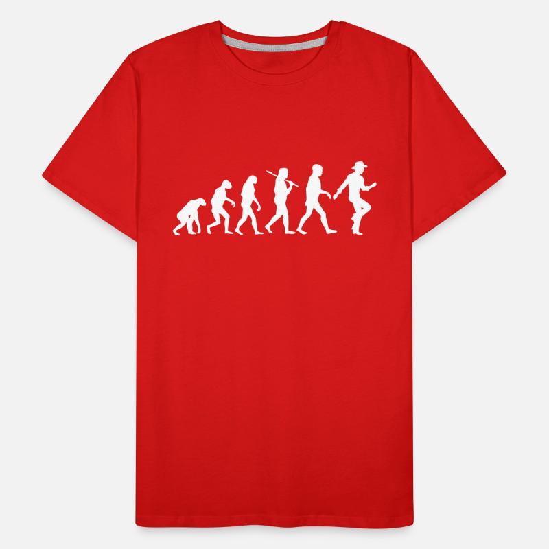 Evolution Line Dance Men Men's Premium Organic T-Shirt