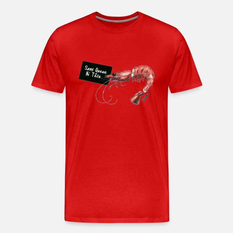 Ohne Kopf oder Zahl - Männer Premium Bio T-Shirt - Rot