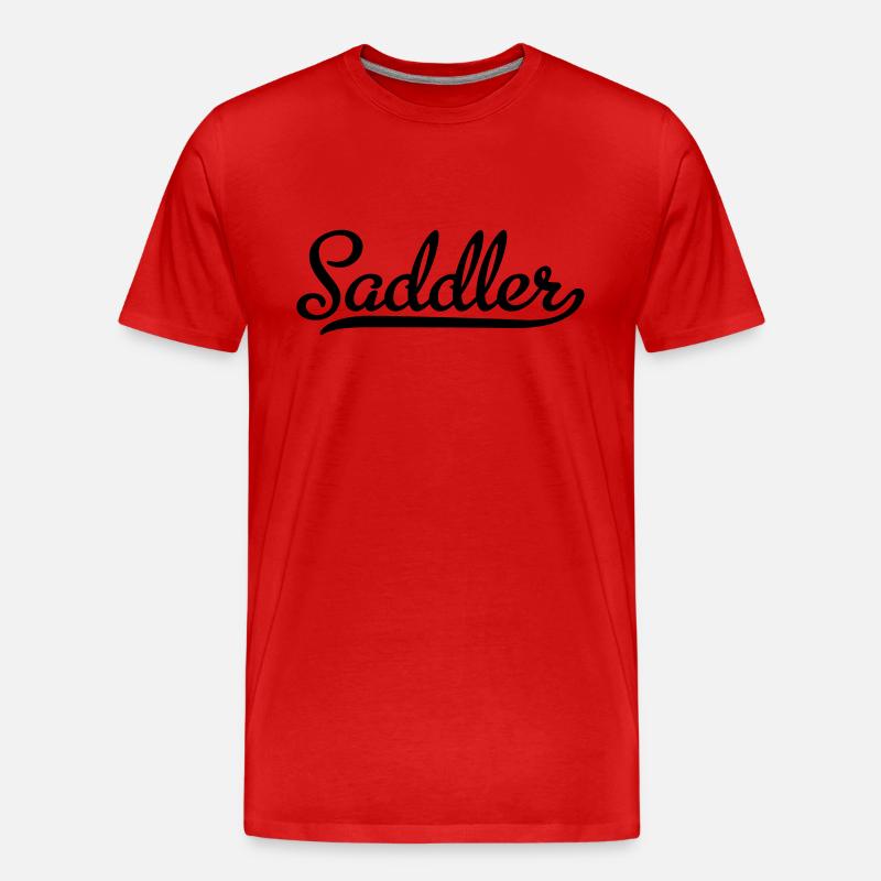 Sattler - Männer Premium Bio T-Shirt - Rot