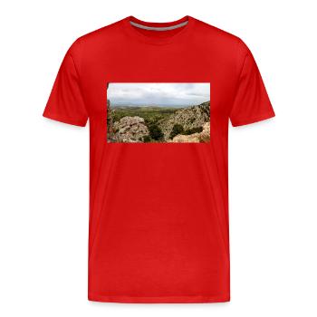 lost place Empros Therme bei den Therma Springs - Männer Premium Bio T-Shirt - Rot - Vorne - Damien (186cm)