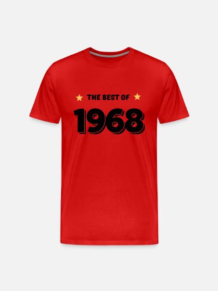 Best of 1968 - T-shirt bio Premium Homme - rouge