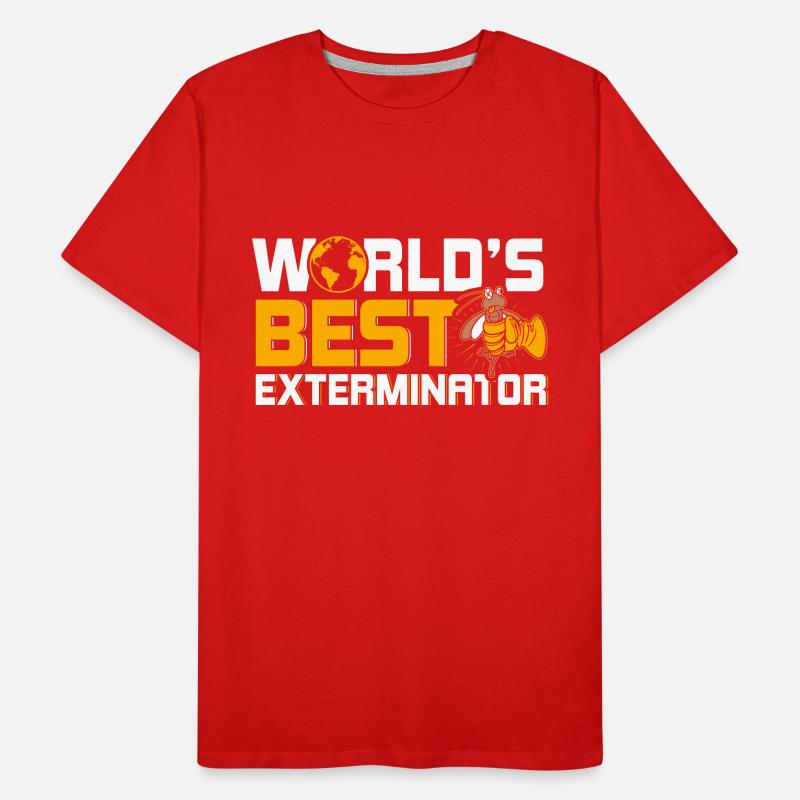 Der beste Kammerjäger der Welt Kammerjäger Männer Premium Bio T-Shirt