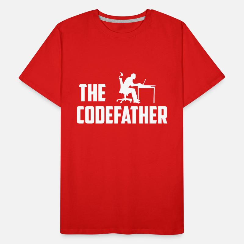 The Codefather Programmer Coder Developer Software Männer Premium Bio T-Shirt