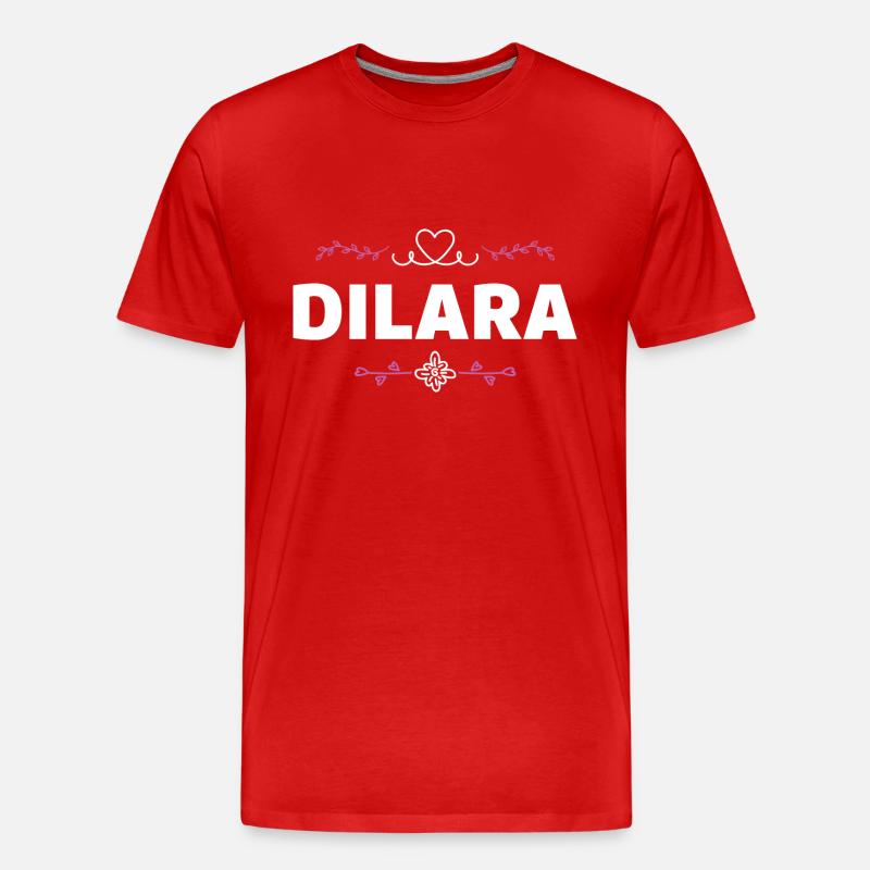 Dilara - Männer Premium Bio T-Shirt - Rot