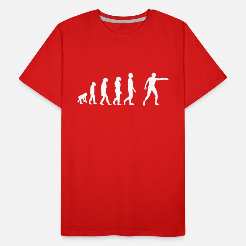 Lancer de disque évolution T-shirt bio Premium Homme