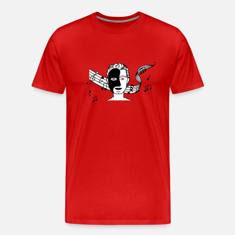 Das Phantom der Oper - Männer Premium Bio T-Shirt - Rot