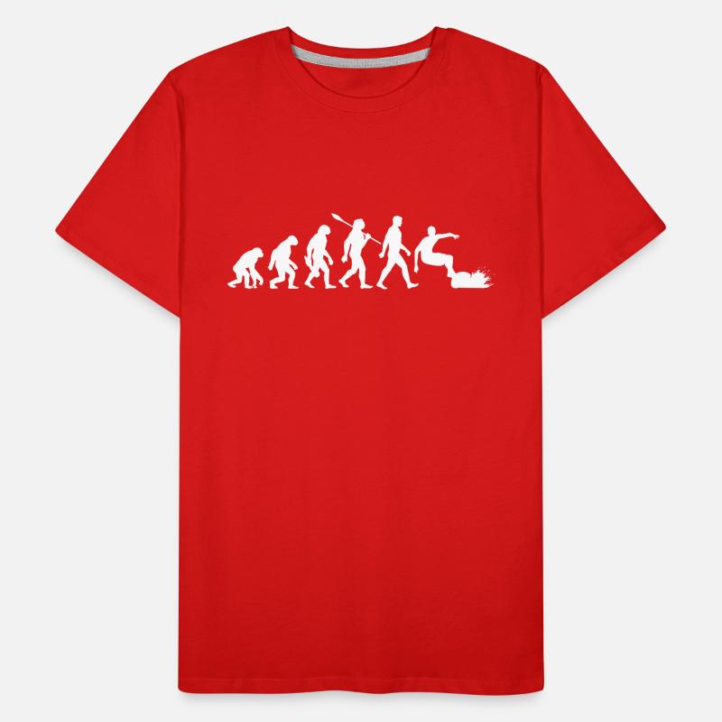 Evolution Surfing - Surfer Surfboard Men's Premium Organic T-Shirt