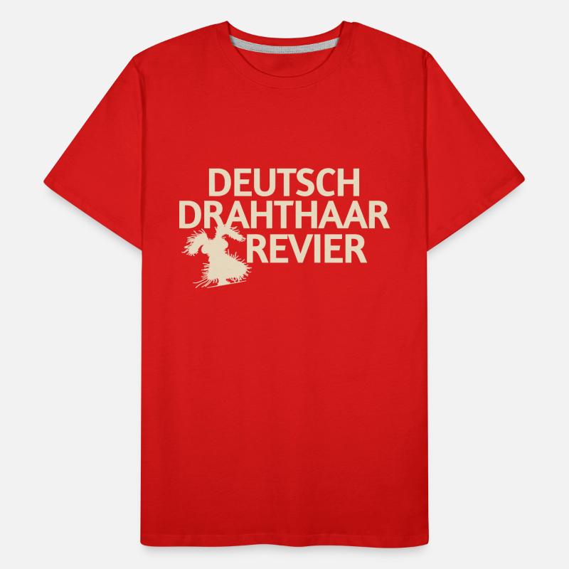 German Wirehaired Pointer Men's Premium Organic T-Shirt