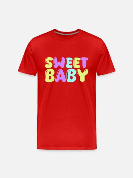doux bébé - T-shirt bio Premium Homme - rouge
