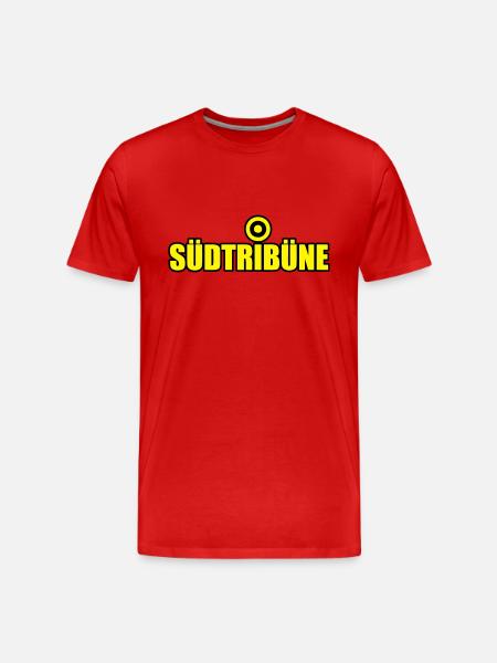 Südtribüne Dortmund - Männer Premium Bio T-Shirt - Rot