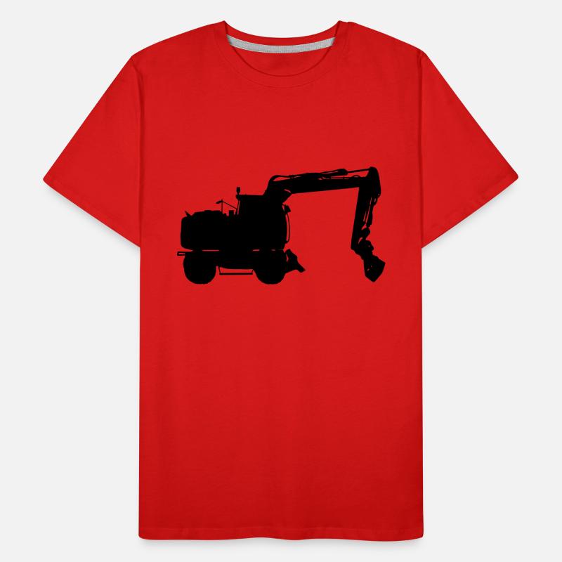 Bagger Männer Premium Bio T-Shirt