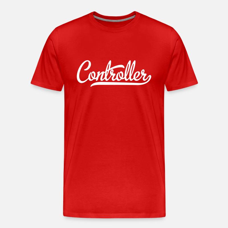 controller - Männer Premium Bio T-Shirt - Rot