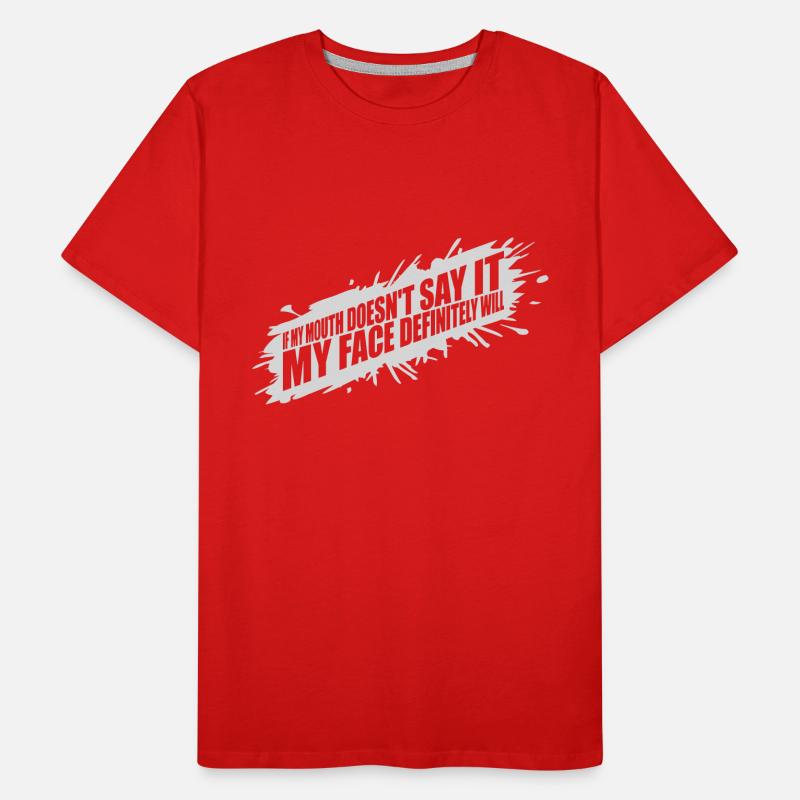 Mon visage le fera certainement T-shirt bio Premium Homme