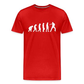 Breakdance Dancer Gift Dancing Dance Sport - Men's Premium Organic T-Shirt - red - Front - Damien (186cm)