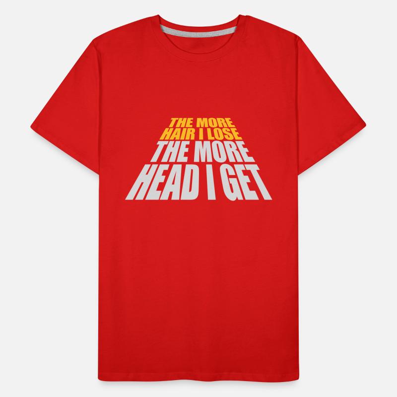 I get more head Men's Premium Organic T-Shirt