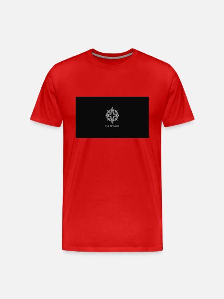 I"m Star - Männer Premium Bio T-Shirt - Rot