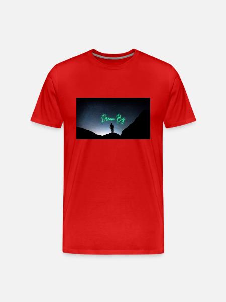 Dream big - Men's Premium Organic T-Shirt - red