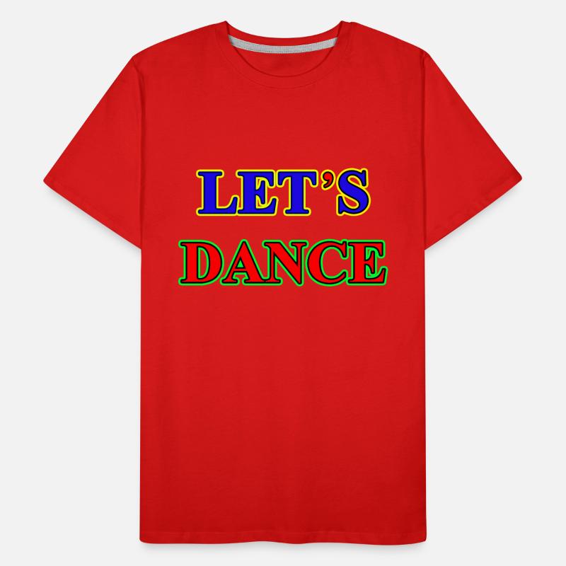 Letsdance E Men's Premium Organic T-Shirt
