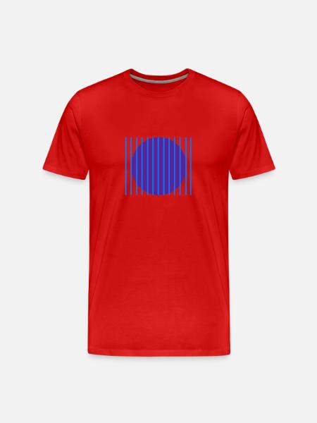 Ohne Titel 3 - Männer Premium Bio T-Shirt - Rot