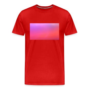 Sky 124 - Männer Premium Bio T-Shirt - Rot - Vorne - Damien (186cm)