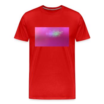 Rose clair 25 - T-shirt bio Premium Homme - rouge - Devant - Damien (186cm)
