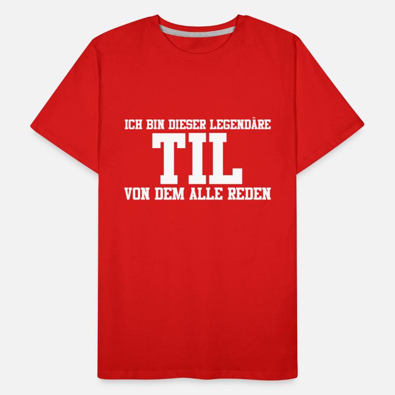 Til Name Design Männer Premium Bio T-Shirt