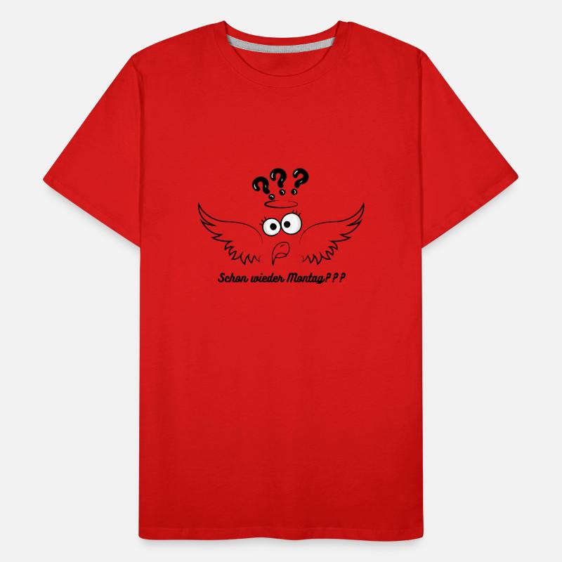 Verwirrter Vogel Männer Premium Bio T-Shirt