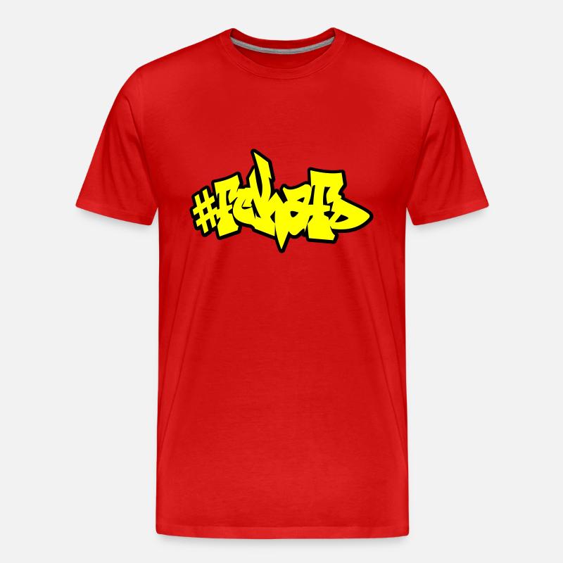 FCK AFD - Männer Premium Bio T-Shirt - Rot