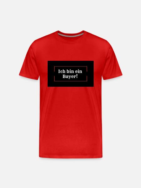 Bayern 1# - Männer Premium Bio T-Shirt - Rot