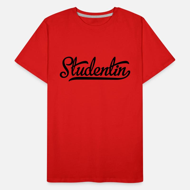 Studentin Männer Premium Bio T-Shirt