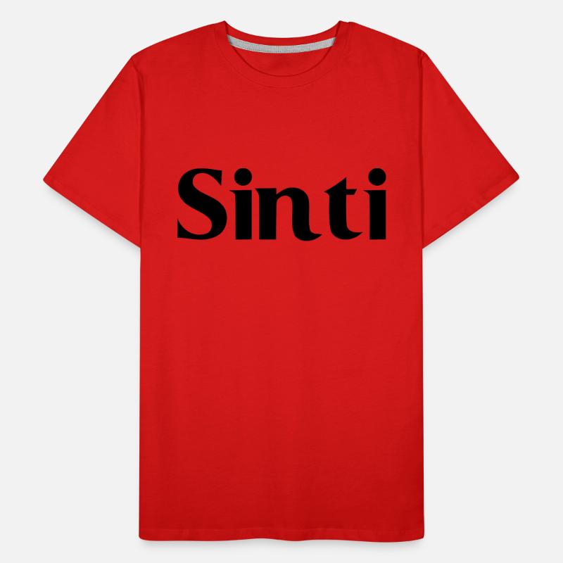 Sinti Black Script T-shirt bio Premium Homme