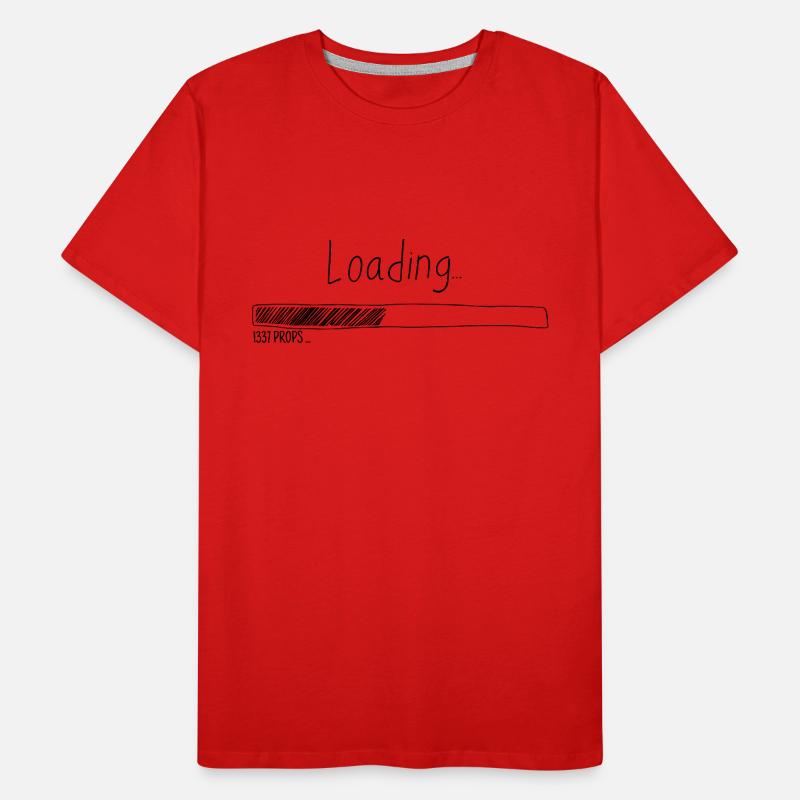 Loading bar 1337 Men's Premium Organic T-Shirt
