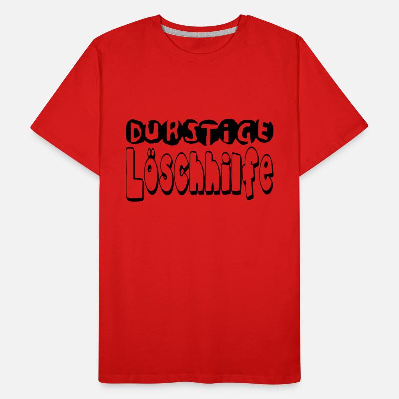 durstigelöschhilfe Männer Premium Bio T-Shirt