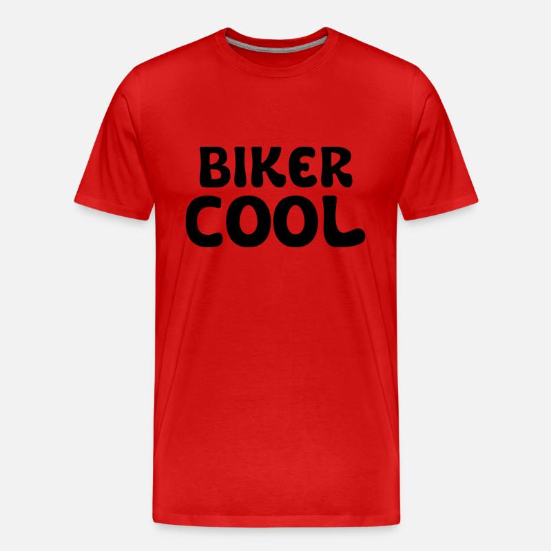 biker cool - T-shirt bio Premium Homme - rouge