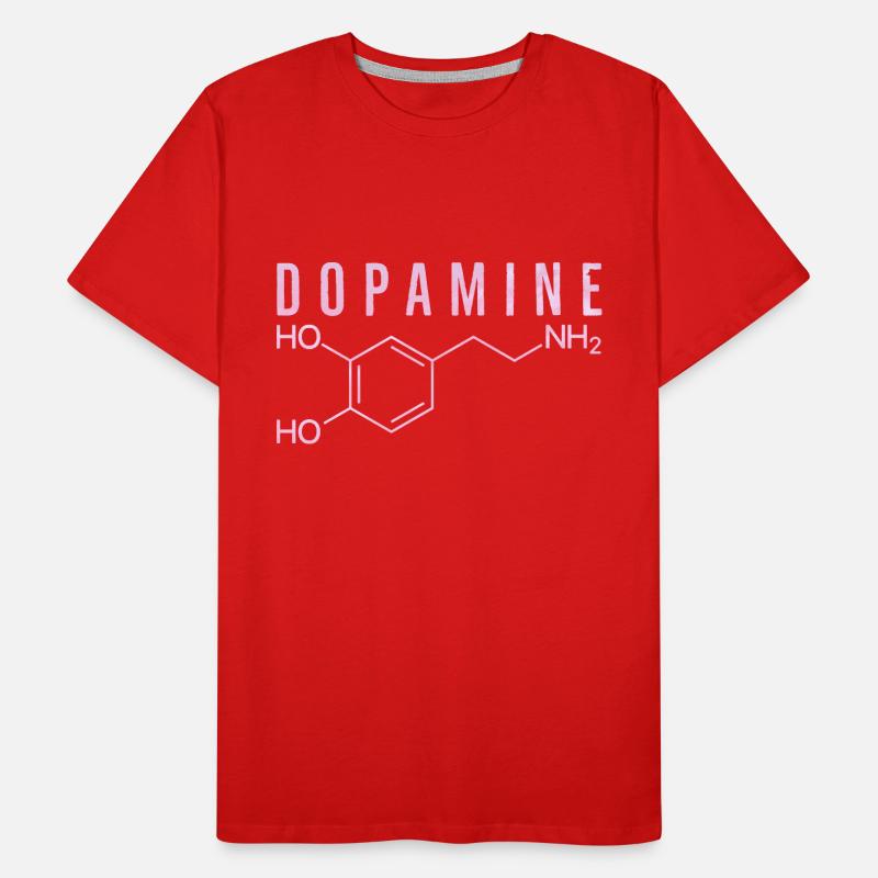 Molécule de dopamine T-shirt bio Premium Homme
