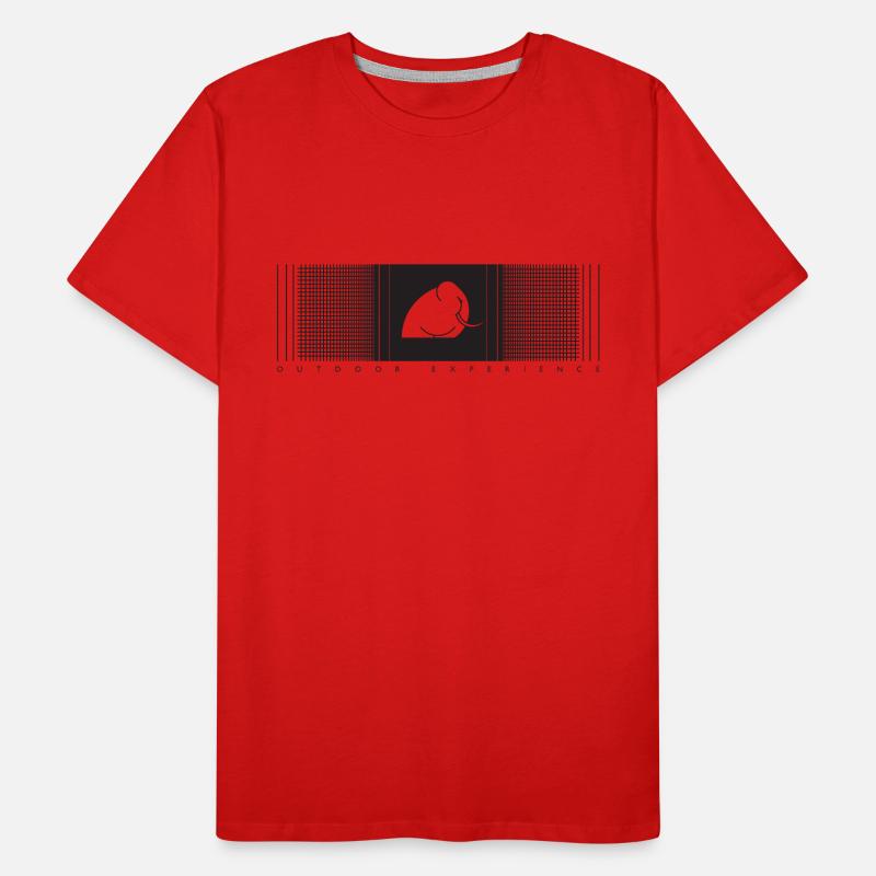 Modèle de vérification du gradient Mamood T-shirt bio Premium Homme