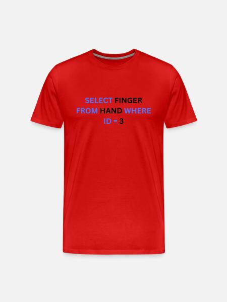 Select - Männer Premium Bio T-Shirt - Rot