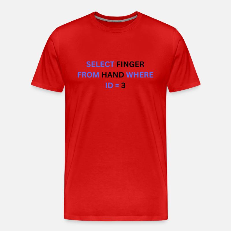 Select - Männer Premium Bio T-Shirt - Rot