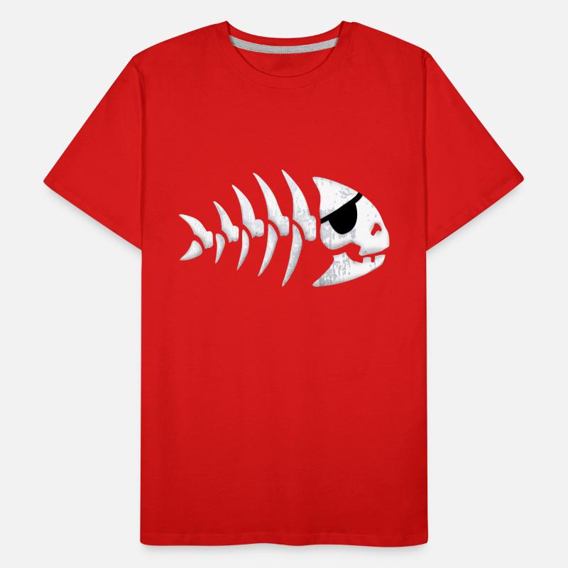 Pirate Fish Men's Premium Organic T-Shirt