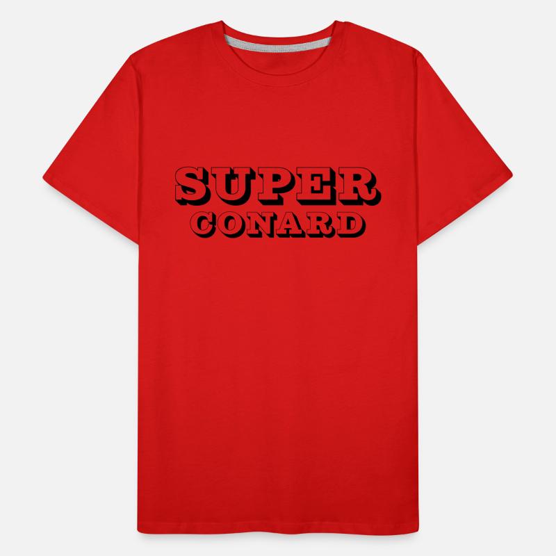 SUPER CONARD Ekologiczna koszulka męska Premium