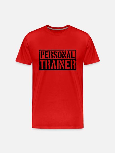 Coach personal trainer - Men's Premium Organic T-Shirt - red