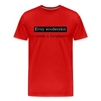 Hearbeat Hobbyists - Men's Premium Organic T-Shirt - red - Front - Damien (186cm)