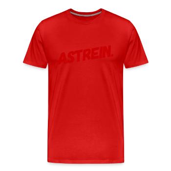 REFROIDIR. Design cool, tendance et nouveau par #DM - T-shirt bio Premium Homme - rouge - Devant - Damien (186cm)