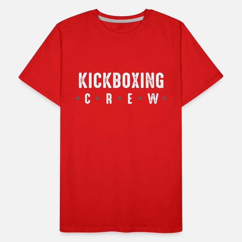 Kickboxing Crew Männer Premium Bio T-Shirt