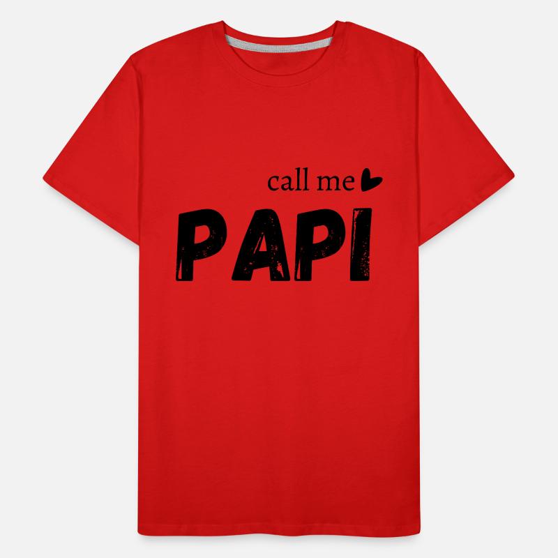 Call me papi T-shirt bio Premium Homme