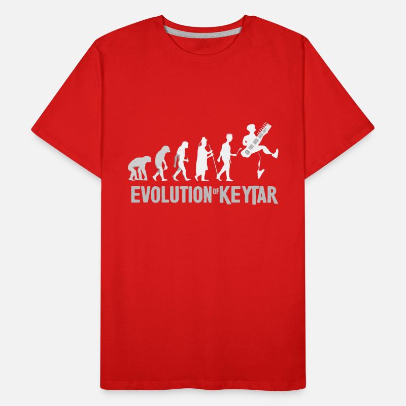 Keytar Keyboard Geschenk Männer Premium Bio T-Shirt