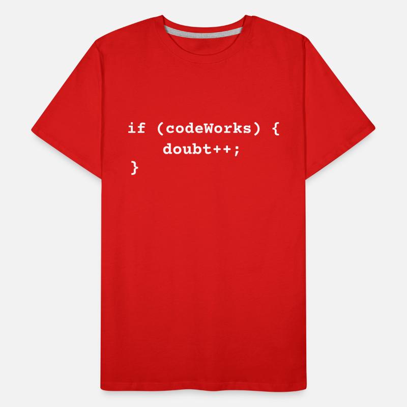 Drôle Programmeur T-Shirt Humour Codage Drôle Python T-shirt bio Premium Homme