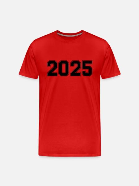 2025 - T-shirt bio Premium Homme - rouge