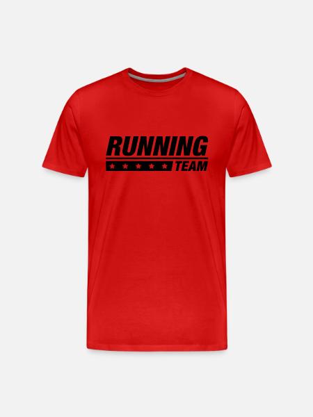 running_team_qa1 - Men's Premium Organic T-Shirt - red